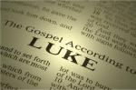 photo of page from Luke's gospel